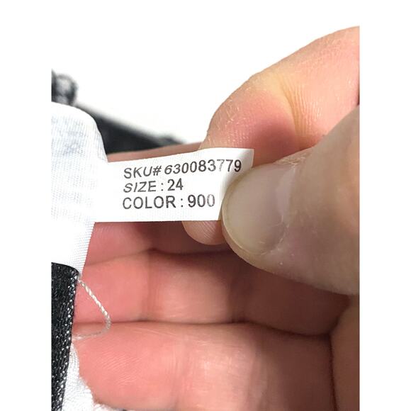 Abercrombie Denim Jean Skirt 24 Fairy Grunge Floral Whimsigoth Distressed Boho - Picture 9 of 9